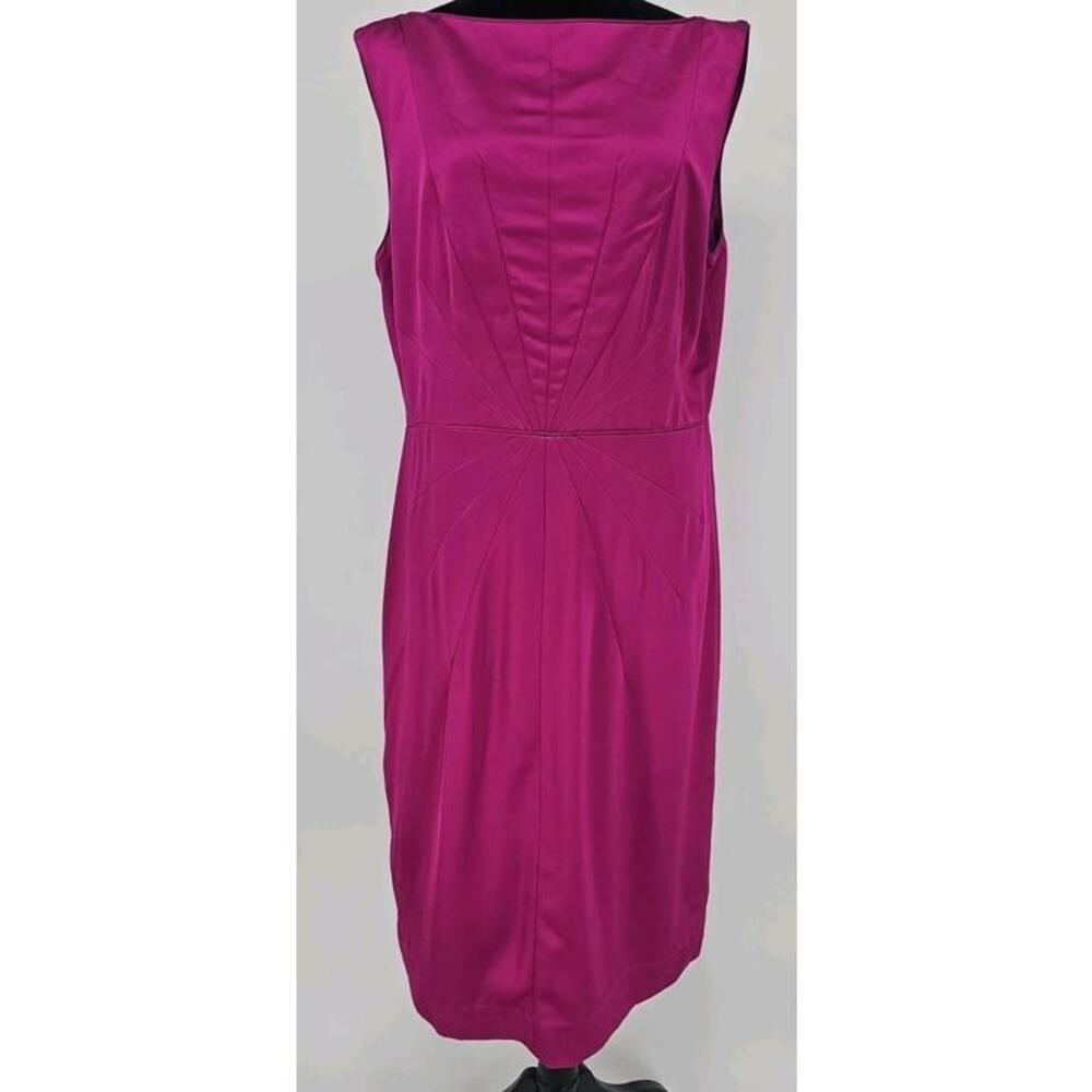 Banana Republic‎ Sheath Dress 8 Violet Sunburst Wool Blend Workwear NWT